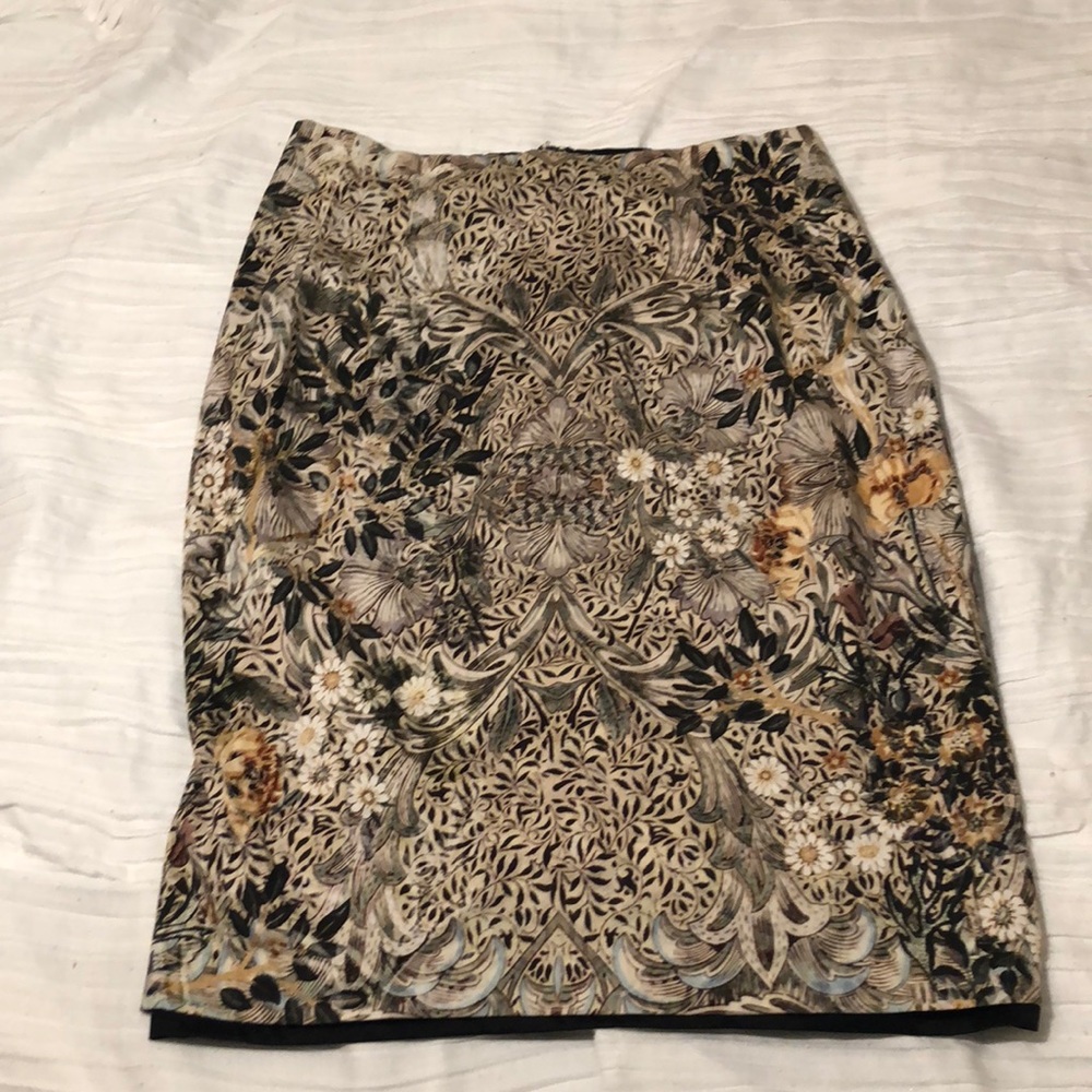 Floral Work Skirt